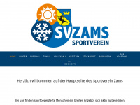 sv-zams.at Webseite Vorschau
