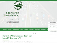 sv-zinnwald.de Webseite Vorschau