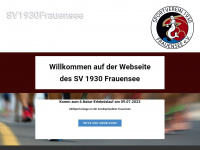 sv1930frauensee.de Webseite Vorschau