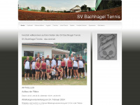 svbachhagel-tennis.de Webseite Vorschau