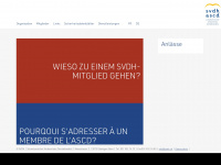svdh.ch Webseite Vorschau