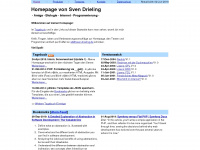 sven-drieling.de Webseite Vorschau