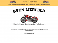 sven-merfeld.de Webseite Vorschau