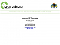 sven-zeissner.de Webseite Vorschau