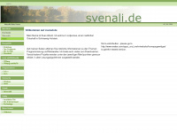 svenali.de Webseite Vorschau