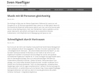 svenhaefliger.ch Webseite Vorschau