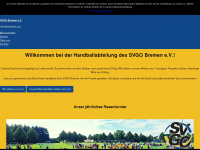 svgobremen-handball.de Webseite Vorschau