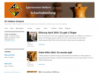 svh-schach.de Webseite Vorschau