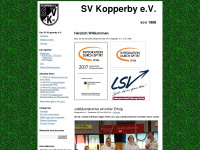 svkopperby.de Webseite Vorschau