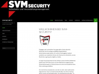 svm-security.de Webseite Vorschau