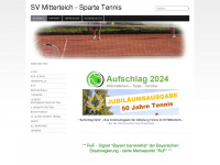 svm-tennis.de Webseite Vorschau
