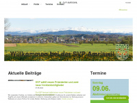 svp-amriswil.ch Webseite Vorschau