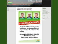 svp-beo.ch Webseite Vorschau