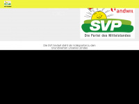 svp-andwil.ch Webseite Vorschau