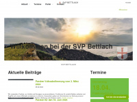 svp-bettlach.ch Webseite Vorschau