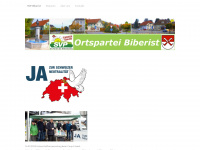 svp-biberist.ch Webseite Vorschau