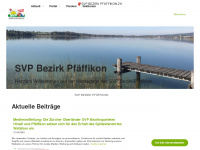 svp-bezirk-pfaeffikon.ch Webseite Vorschau