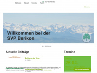 svp-berikon.ch Webseite Vorschau