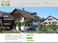 svp-dietlikon.ch Webseite Vorschau