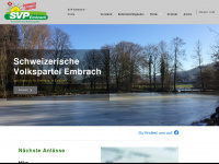 svp-embrach.ch Webseite Vorschau