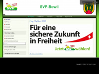 svp-bowil.ch Webseite Vorschau