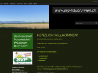 svp-fraubrunnen.ch Webseite Vorschau