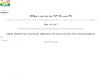 svp-gossau-zh.ch Webseite Vorschau