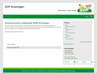 svp-grueningen.ch Webseite Vorschau