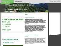 svp-krauchthal.ch Webseite Vorschau