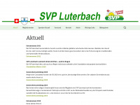 svp-luterbach.ch Webseite Vorschau