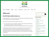svp-march.ch Webseite Vorschau