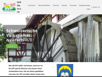 svp-neerach.ch Webseite Vorschau