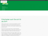 svp-oberburg.ch Webseite Vorschau