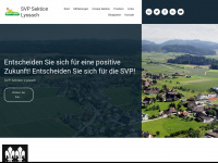 svp-lyssach.ch Webseite Vorschau