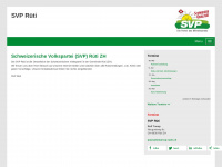 svp-rueti.ch Webseite Vorschau