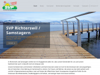 svp-richterswil.ch Webseite Vorschau