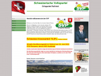 svp-rothrist.ch Webseite Vorschau