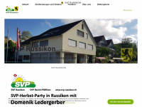 svp-russikon.ch Webseite Vorschau