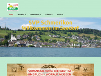 svp-schmerikon.ch Webseite Vorschau