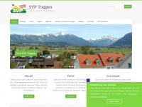 svp-tuggen.ch Webseite Vorschau