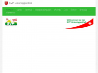 svp-untersiggenthal.ch Webseite Vorschau