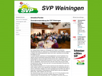 svp-weiningen.ch Webseite Vorschau
