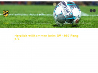 svpang-fussball.de Webseite Vorschau