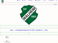svwalheim.de Webseite Vorschau