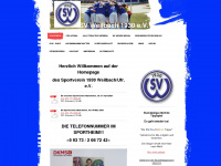 svweilbach1930.de Webseite Vorschau