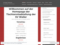 svweiler-tt.de Webseite Vorschau