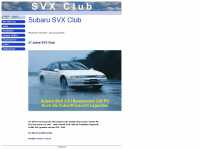 svxclub.de Webseite Vorschau