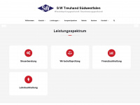 sw-treuhand.de Webseite Vorschau