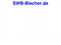 swb-blecher.de Webseite Vorschau