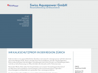 swiss-aquapower.ch Webseite Vorschau